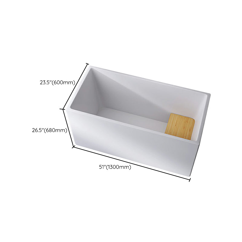 Soaking Acrylic Bathtub Antique Finish Rectangular Flat Bottom Bath Tub Clearhalo 'Bathroom Remodel & Bathroom Fixtures' 'Bathtubs' 'Home Improvement' 'home_improvement' 'home_improvement_bathtubs' 'Showers & Bathtubs' 6782484