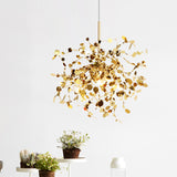 Starburst Pendant Light Modernism Metal LED Gold Hanging Ceiling Light for Living Room Clearhalo 'Ceiling Lights' 'Pendant Lights' 'Pendants' Lighting' 678262