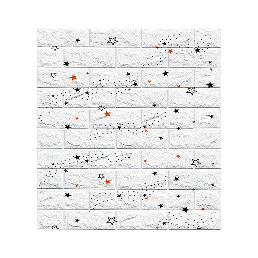 Modern Wall Paneling Foam Peel and Stick 3D Embossed Indoor Wall Panel Clearhalo 'Flooring 'Home Improvement' 'home_improvement' 'home_improvement_wall_paneling' 'Wall Paneling' 'wall_paneling' 'Walls & Ceilings' Walls and Ceiling' 6785599