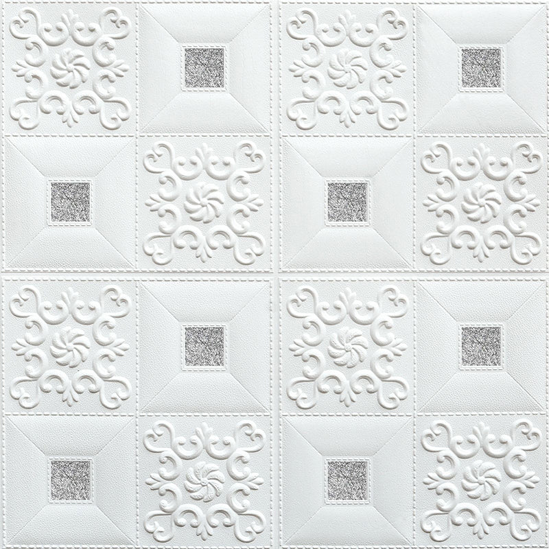 Modern Wall Paneling Foam 3D Embossed Peel and Stick Wall Panel Clearhalo 'Flooring 'Home Improvement' 'home_improvement' 'home_improvement_wall_paneling' 'Wall Paneling' 'wall_paneling' 'Walls & Ceilings' Walls and Ceiling' 6785624