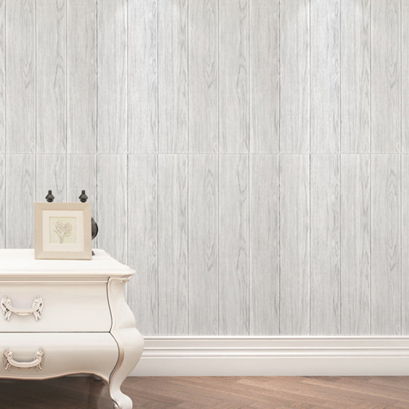 Wood Effect Interior Wall Paneling Peel and Stick 3D Embossed Wall Paneling Textured White 20-Piece Set Clearhalo 'Flooring 'Home Improvement' 'home_improvement' 'home_improvement_wall_paneling' 'Wall Paneling' 'wall_paneling' 'Walls & Ceilings' Walls and Ceiling' 6785725