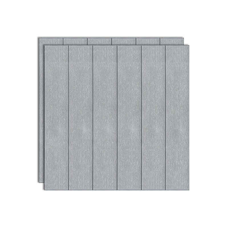 Wood Effect Interior Wall Paneling Peel and Stick 3D Embossed Wall Paneling Silver Gray Clearhalo 'Flooring 'Home Improvement' 'home_improvement' 'home_improvement_wall_paneling' 'Wall Paneling' 'wall_paneling' 'Walls & Ceilings' Walls and Ceiling' 6785726