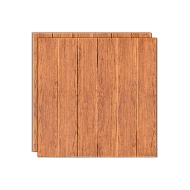 Wood Effect Interior Wall Paneling Peel and Stick 3D Embossed Wall Paneling Red Brown Clearhalo 'Flooring 'Home Improvement' 'home_improvement' 'home_improvement_wall_paneling' 'Wall Paneling' 'wall_paneling' 'Walls & Ceilings' Walls and Ceiling' 6785735