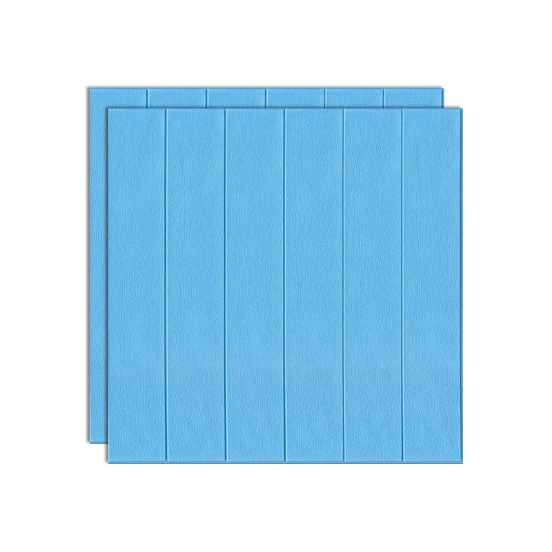 Wood Effect Interior Wall Paneling Peel and Stick 3D Embossed Wall Paneling Light Blue Clearhalo 'Flooring 'Home Improvement' 'home_improvement' 'home_improvement_wall_paneling' 'Wall Paneling' 'wall_paneling' 'Walls & Ceilings' Walls and Ceiling' 6785751