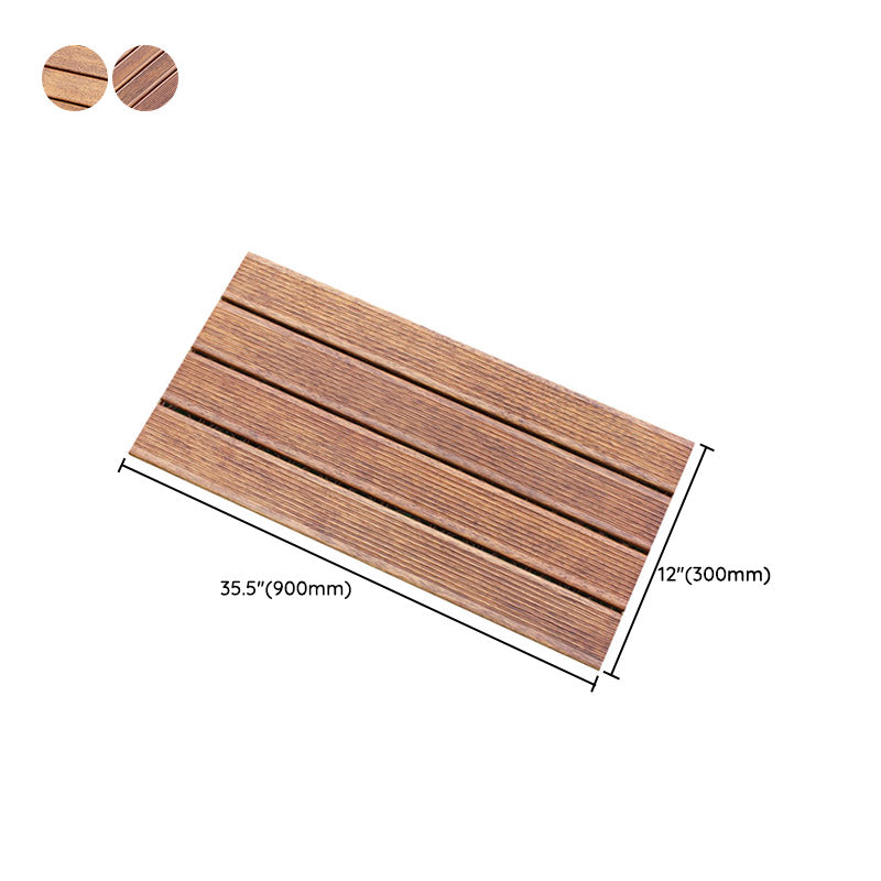 Tradition Teak Floor Tile Water Resistant Click Lock Wooden Floor for Living Room Clearhalo 'Flooring 'Hardwood Flooring' 'hardwood_flooring' 'Home Improvement' 'home_improvement' 'home_improvement_hardwood_flooring' Walls and Ceiling' 6785909