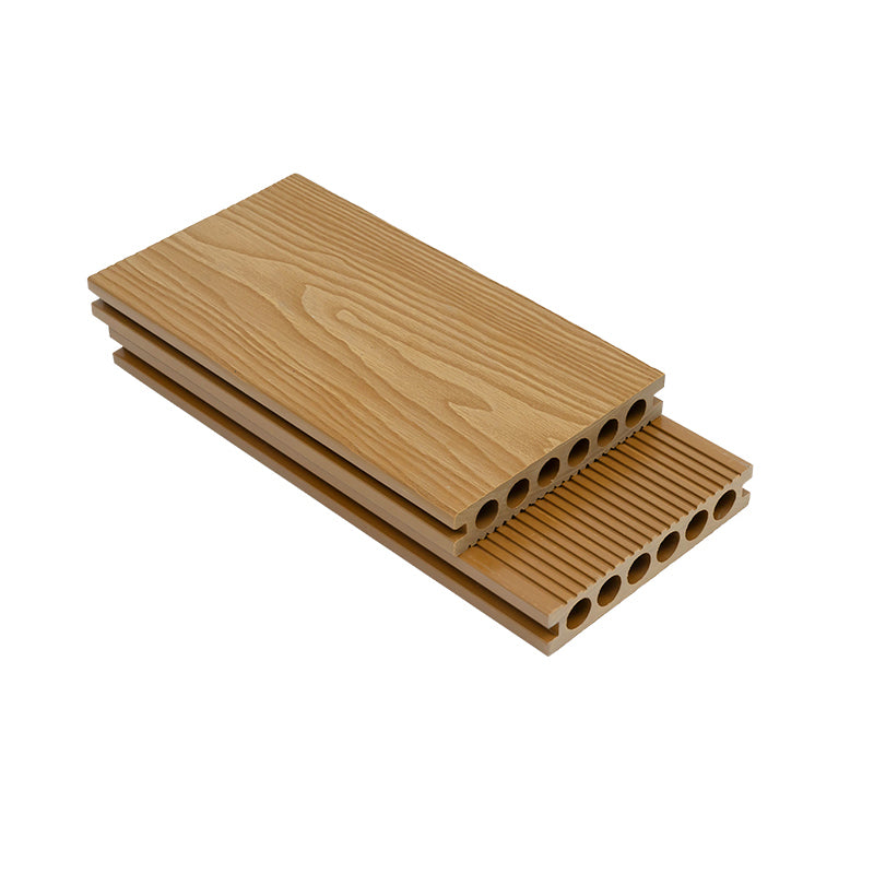 Tradition Engineered Floor Tile Wire Brushed Click Lock Wooden Floor for Living Room Dark Yellow Clearhalo 'Flooring 'Hardwood Flooring' 'hardwood_flooring' 'Home Improvement' 'home_improvement' 'home_improvement_hardwood_flooring' Walls and Ceiling' 6785918