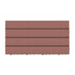 Wire Brushed Wood Floor Tile Click Lock Engineered Wood for Patio Garden Red Wood 1' x 2' Clearhalo 'Flooring 'Hardwood Flooring' 'hardwood_flooring' 'Home Improvement' 'home_improvement' 'home_improvement_hardwood_flooring' Walls and Ceiling' 6785933