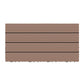 Wire Brushed Wood Floor Tile Click Lock Engineered Wood for Patio Garden Brown 1' x 2' Clearhalo 'Flooring 'Hardwood Flooring' 'hardwood_flooring' 'Home Improvement' 'home_improvement' 'home_improvement_hardwood_flooring' Walls and Ceiling' 6785951