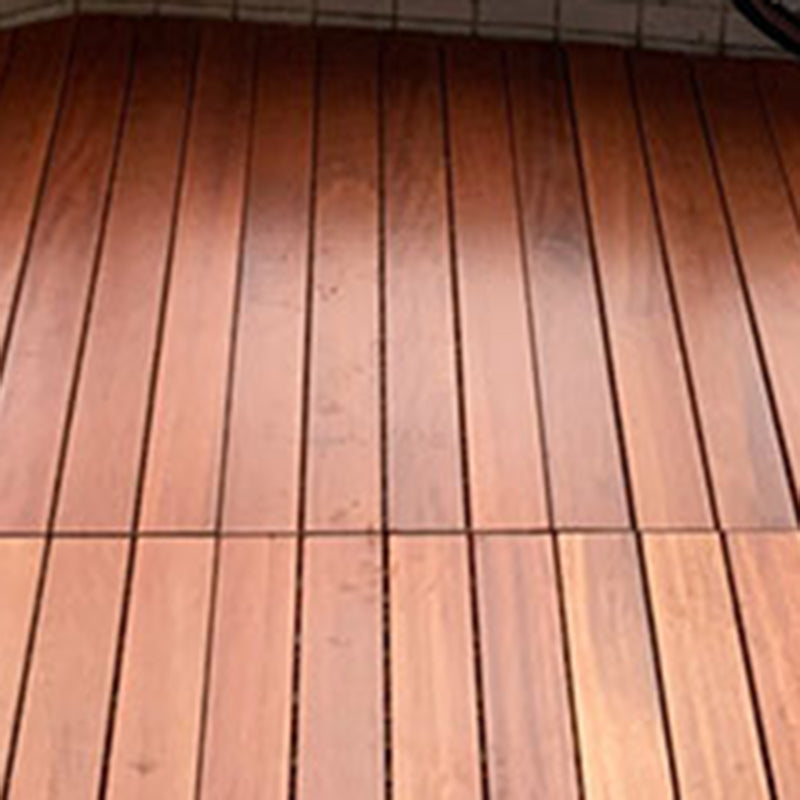 Tradition Teak Floor Tile Water Resistant Click Lock Wooden Floor for Balcony Clearhalo 'Flooring 'Hardwood Flooring' 'hardwood_flooring' 'Home Improvement' 'home_improvement' 'home_improvement_hardwood_flooring' Walls and Ceiling' 6786014