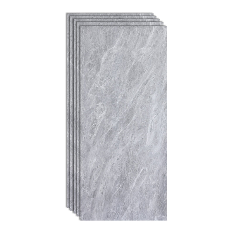 Modern Floor & Wall Tile Polished Rectangle Ceramic Home Floor Tile Matte Gray 30"L x 59"W Clearhalo 'Floor Tiles & Wall Tiles' 'floor_tiles_wall_tiles' 'Flooring 'Home Improvement' 'home_improvement' 'home_improvement_floor_tiles_wall_tiles' Walls and Ceiling' 6786087