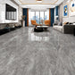 Indoor Floor Wall Tile Polished Marble Print Rectangle Living Room Floor Wall Tile Dark Heather Gray-White 6 Pieces Clearhalo 'Floor Tiles & Wall Tiles' 'floor_tiles_wall_tiles' 'Flooring 'Home Improvement' 'home_improvement' 'home_improvement_floor_tiles_wall_tiles' Walls and Ceiling' 6786113
