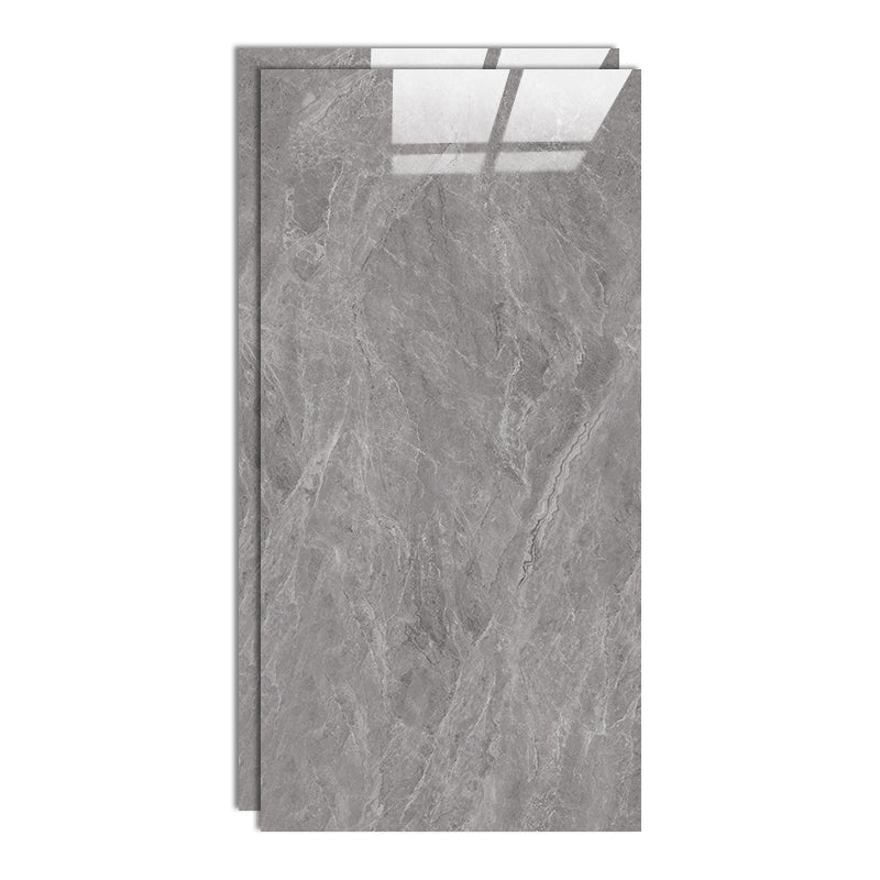 Indoor Floor Wall Tile Polished Marble Print Rectangle Living Room Floor Wall Tile Heather Gray Clearhalo 'Floor Tiles & Wall Tiles' 'floor_tiles_wall_tiles' 'Flooring 'Home Improvement' 'home_improvement' 'home_improvement_floor_tiles_wall_tiles' Walls and Ceiling' 6786114