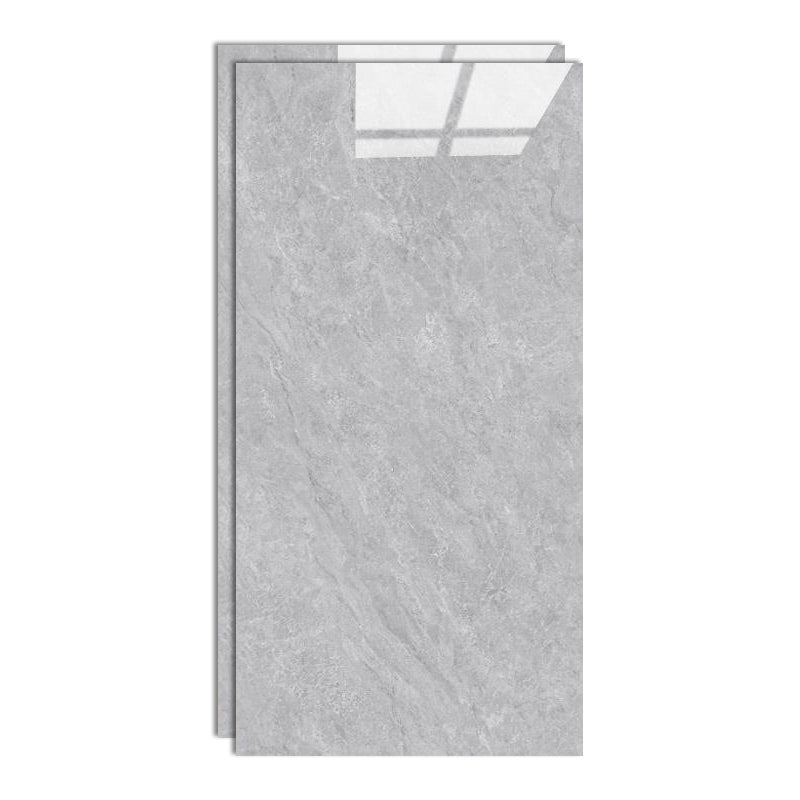 Indoor Floor Wall Tile Polished Marble Print Rectangle Living Room Floor Wall Tile Matte Gray Clearhalo 'Floor Tiles & Wall Tiles' 'floor_tiles_wall_tiles' 'Flooring 'Home Improvement' 'home_improvement' 'home_improvement_floor_tiles_wall_tiles' Walls and Ceiling' 6786124