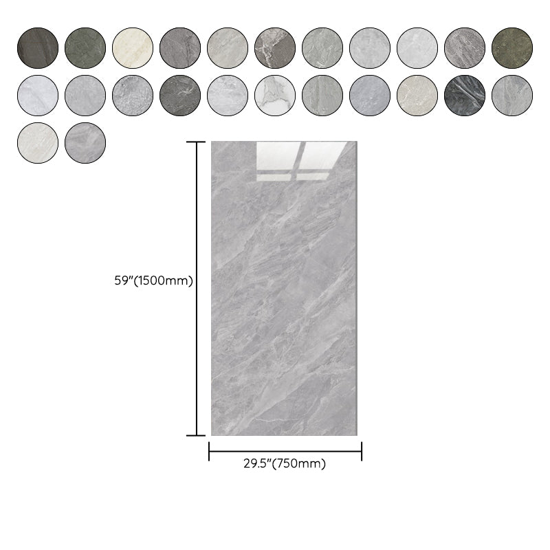 Indoor Floor Wall Tile Polished Marble Print Rectangle Living Room Floor Wall Tile Clearhalo 'Floor Tiles & Wall Tiles' 'floor_tiles_wall_tiles' 'Flooring 'Home Improvement' 'home_improvement' 'home_improvement_floor_tiles_wall_tiles' Walls and Ceiling' 6786136