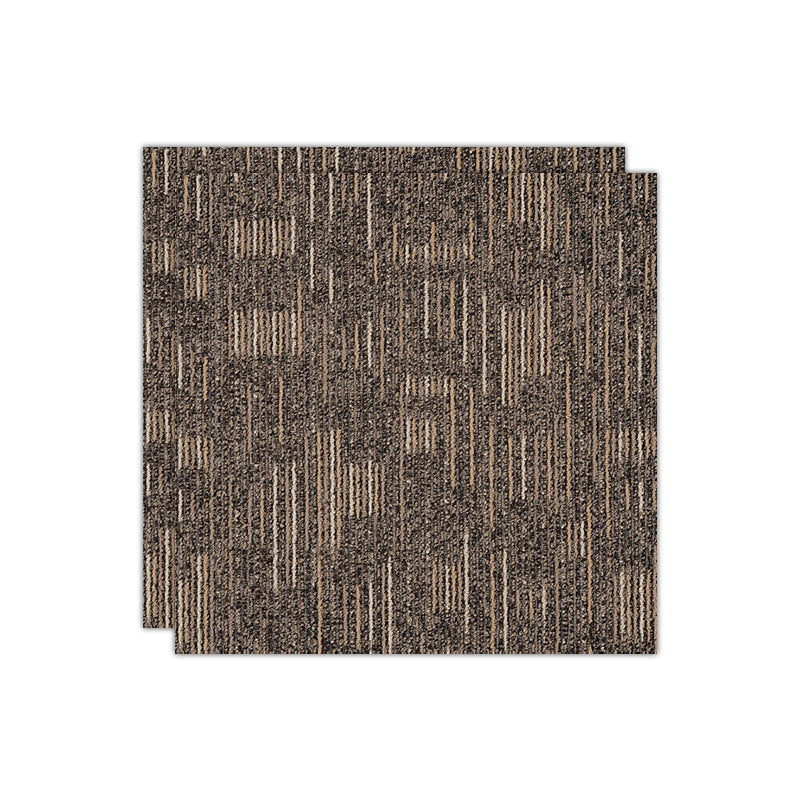 Carpet Tile Non-Skid Fade Resistant Geometry Self-Stick Carpet Tiles Bedroom Coffee Clearhalo 'Carpet Tiles & Carpet Squares' 'carpet_tiles_carpet_squares' 'Flooring 'Home Improvement' 'home_improvement' 'home_improvement_carpet_tiles_carpet_squares' Walls and Ceiling' 6786241