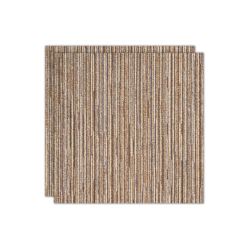 Carpet Tile Non-Skid Fade Resistant Geometry Self-Stick Carpet Tiles Bedroom Yellow Clearhalo 'Carpet Tiles & Carpet Squares' 'carpet_tiles_carpet_squares' 'Flooring 'Home Improvement' 'home_improvement' 'home_improvement_carpet_tiles_carpet_squares' Walls and Ceiling' 6786245