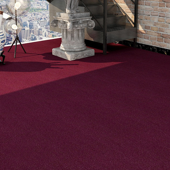 Carpet Tile Non-Skid Fade Resistant Solid Color Self-Stick Carpet Tiles Dining Room Clearhalo 'Carpet Tiles & Carpet Squares' 'carpet_tiles_carpet_squares' 'Flooring 'Home Improvement' 'home_improvement' 'home_improvement_carpet_tiles_carpet_squares' Walls and Ceiling' 6786280