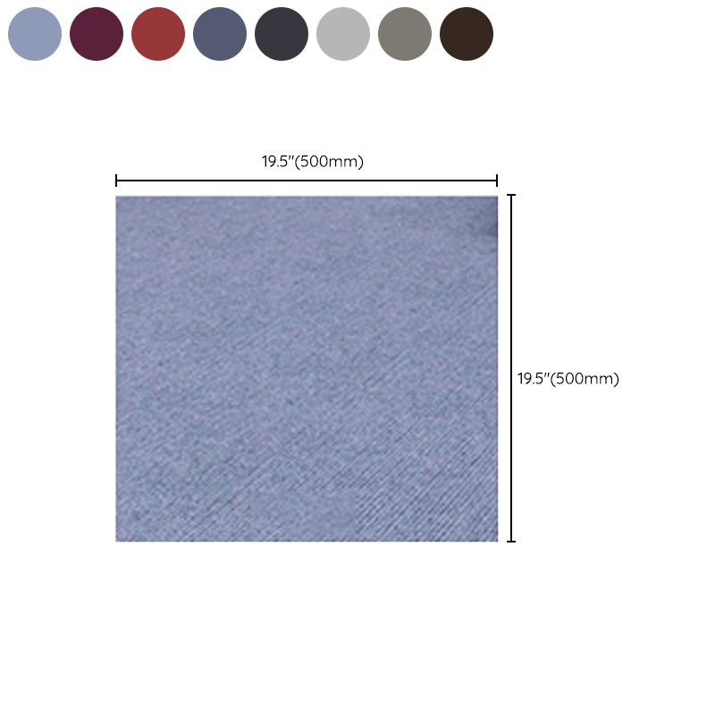 Carpet Tile Non-Skid Fade Resistant Solid Color Self-Stick Carpet Tiles Dining Room Clearhalo 'Carpet Tiles & Carpet Squares' 'carpet_tiles_carpet_squares' 'Flooring 'Home Improvement' 'home_improvement' 'home_improvement_carpet_tiles_carpet_squares' Walls and Ceiling' 6786296