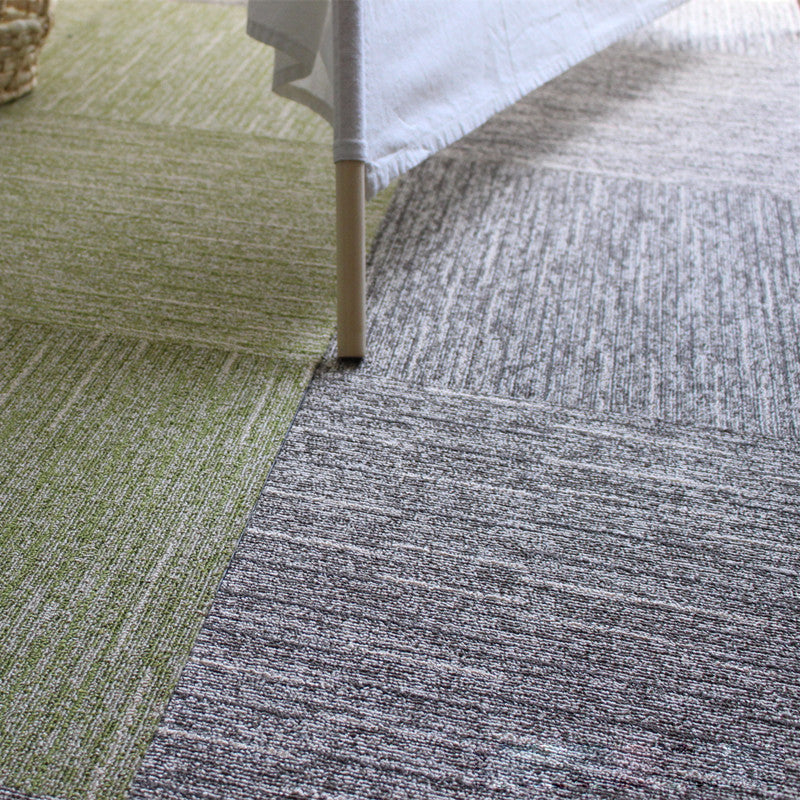 Carpet Tile Non-Skid Fade Resistant Solid Color Self Peel and Stick Carpet Tiles Bedroom Clearhalo 'Carpet Tiles & Carpet Squares' 'carpet_tiles_carpet_squares' 'Flooring 'Home Improvement' 'home_improvement' 'home_improvement_carpet_tiles_carpet_squares' Walls and Ceiling' 6786322