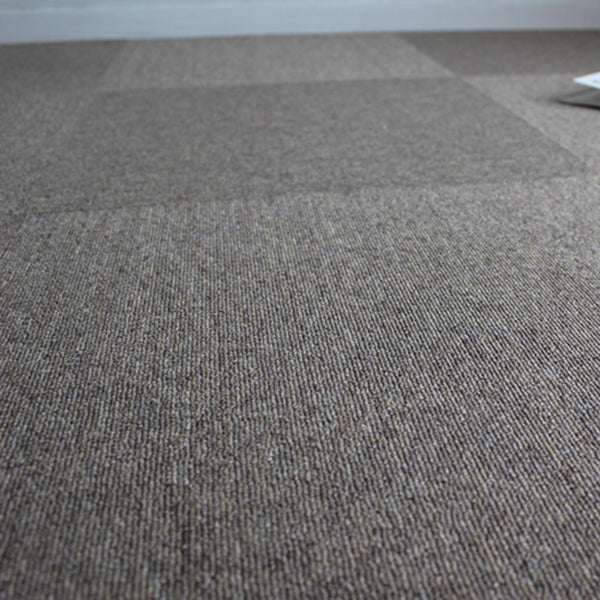 Carpet Tile Non-Skid Fade Resistant Solid Color Self Peel and Stick Carpet Tiles Bedroom Clearhalo 'Carpet Tiles & Carpet Squares' 'carpet_tiles_carpet_squares' 'Flooring 'Home Improvement' 'home_improvement' 'home_improvement_carpet_tiles_carpet_squares' Walls and Ceiling' 6786331