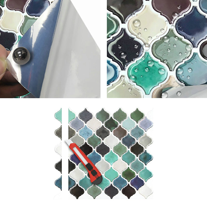 Modern Peel and Stick Backsplash Wall Tile PVC Peel & Stick Field Tile Clearhalo 'Flooring 'Home Improvement' 'home_improvement' 'home_improvement_peel_stick_blacksplash' 'Peel & Stick Backsplash Tile' 'peel_stick_blacksplash' 'Walls & Ceilings' Walls and Ceiling' 6786437