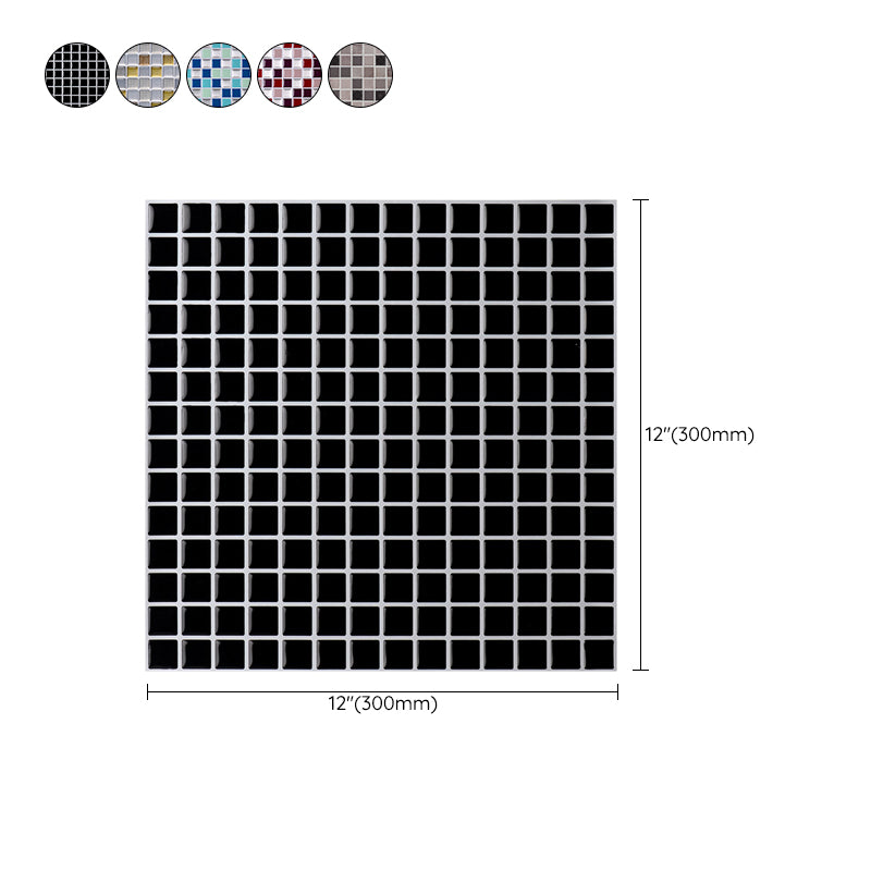 Modern Peel and Stick Backsplash Wall Tile PVC Peel & Stick Field Tile Clearhalo 'Flooring 'Home Improvement' 'home_improvement' 'home_improvement_peel_stick_blacksplash' 'Peel & Stick Backsplash Tile' 'peel_stick_blacksplash' 'Walls & Ceilings' Walls and Ceiling' 6786439