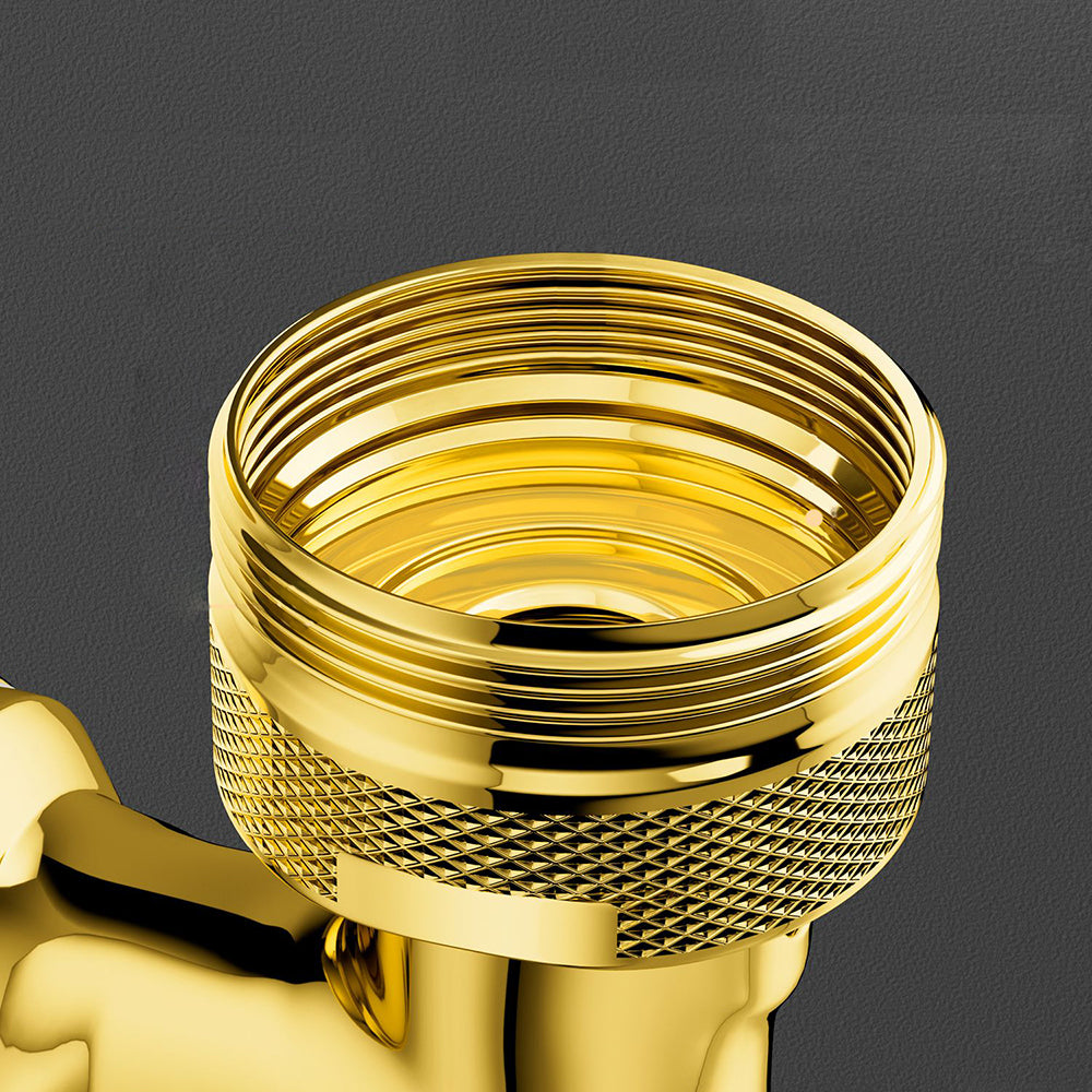 Glam Bathroom Vessel Faucet Brass Faucet Basin Lavatory Faucet Clearhalo 'Bathroom Remodel & Bathroom Fixtures' 'Bathroom Sink Faucets' 'Bathroom Sinks & Faucet Components' 'bathroom_sink_faucets' 'Home Improvement' 'home_improvement' 'home_improvement_bathroom_sink_faucets' 6786483