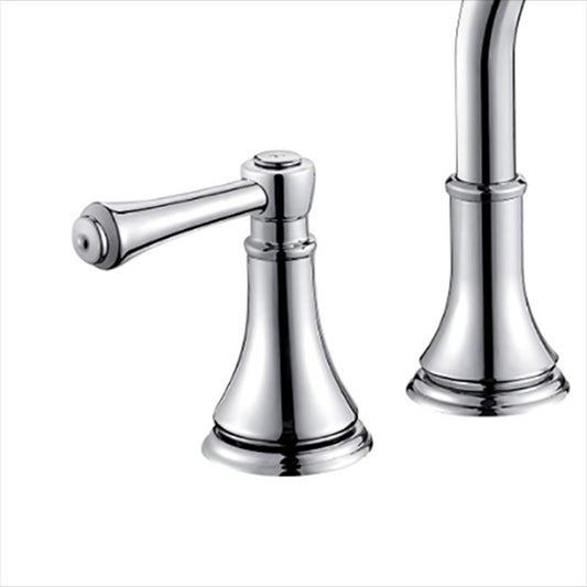 Modern Sink Faucet Widespread Faucet with 2 Handles and 3 Holes Clearhalo 'Bathroom Remodel & Bathroom Fixtures' 'Bathroom Sink Faucets' 'Bathroom Sinks & Faucet Components' 'bathroom_sink_faucets' 'Home Improvement' 'home_improvement' 'home_improvement_bathroom_sink_faucets' 6786557