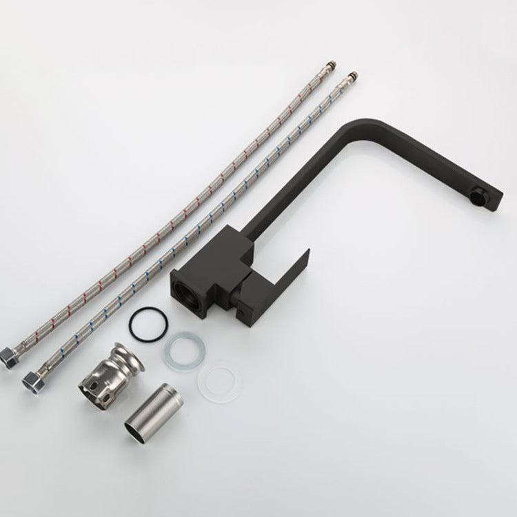 Traditional 1-Handle Faucets Stainless Steel with Water Dispenser Faucets Clearhalo 'Home Improvement' 'home_improvement' 'home_improvement_kitchen_faucets' 'Kitchen Faucets' 'Kitchen Remodel & Kitchen Fixtures' 'Kitchen Sinks & Faucet Components' 'kitchen_faucets' 6786594