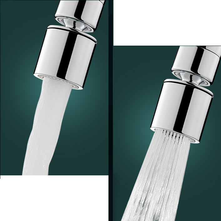 Modern Standard Bar Faucet Single Handle Kitchen Faucet in Silver Clearhalo 'Home Improvement' 'home_improvement' 'home_improvement_kitchen_faucets' 'Kitchen Faucets' 'Kitchen Remodel & Kitchen Fixtures' 'Kitchen Sinks & Faucet Components' 'kitchen_faucets' 6786673