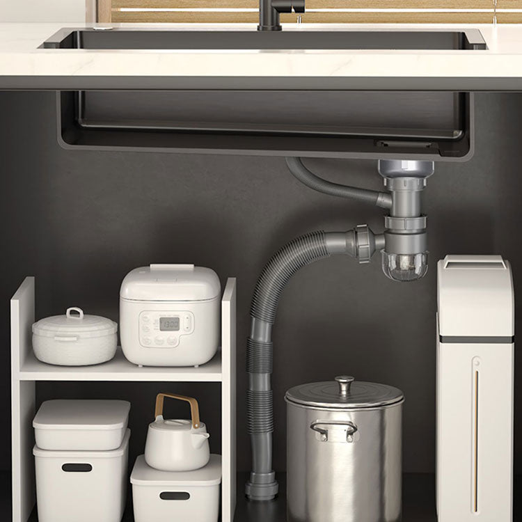 Modern Style Kitchen Sink Stainless Steel Rectangle Shape Kitchen Sink ...
