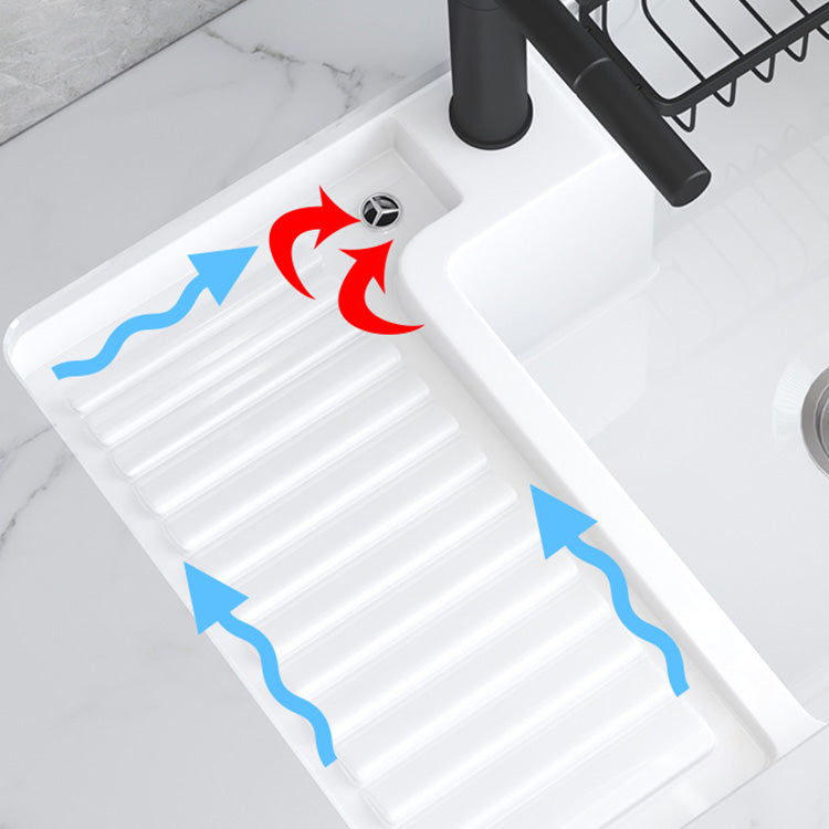 Modern Bathroom Sink Porcelain Rectangular Undermount Bathroom Sink with Pop-Up Drain Clearhalo 'Bathroom Remodel & Bathroom Fixtures' 'Bathroom Sinks & Faucet Components' 'Bathroom Sinks' 'bathroom_sink' 'Home Improvement' 'home_improvement' 'home_improvement_bathroom_sink' 6786956