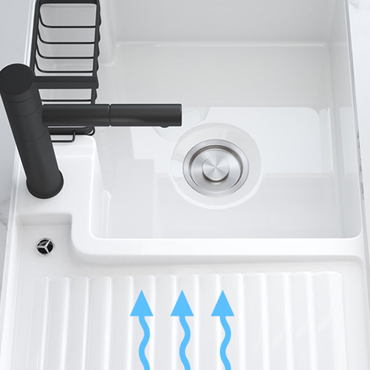 Modern Bathroom Sink Porcelain Rectangular Undermount Bathroom Sink with Pop-Up Drain Clearhalo 'Bathroom Remodel & Bathroom Fixtures' 'Bathroom Sinks & Faucet Components' 'Bathroom Sinks' 'bathroom_sink' 'Home Improvement' 'home_improvement' 'home_improvement_bathroom_sink' 6786957