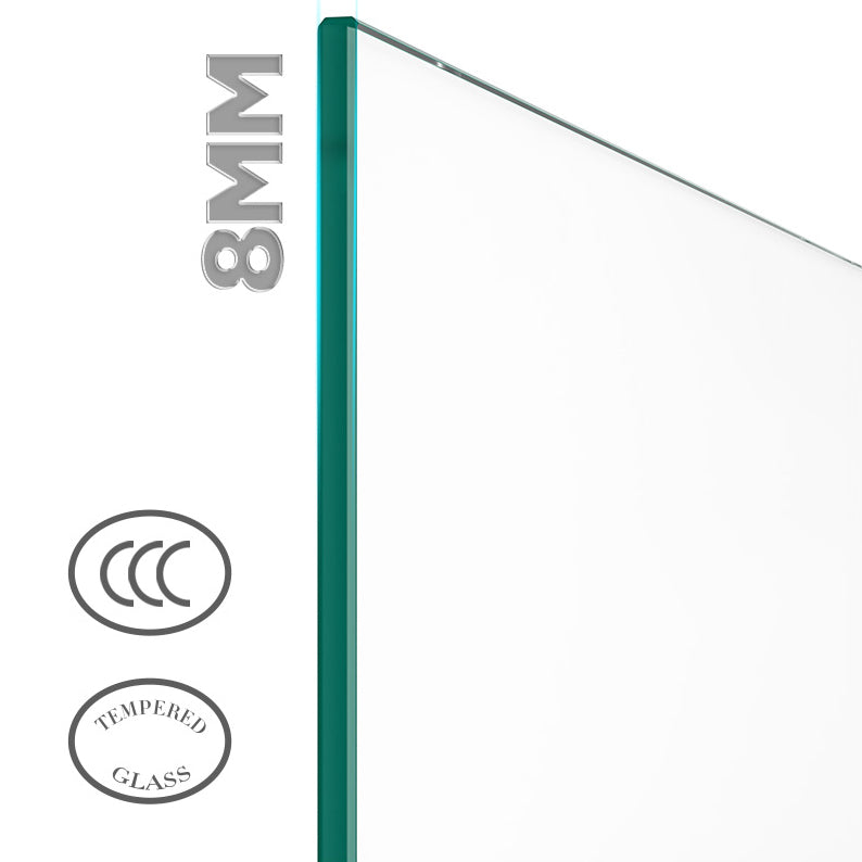 Semi-Frameless Tempered Glass Shower Enclosure with Half-Framed Shower Enclosure Clearhalo 'Bathroom Remodel & Bathroom Fixtures' 'Home Improvement' 'home_improvement' 'home_improvement_shower_stalls_enclosures' 'Shower Stalls & Enclosures' 'shower_stalls_enclosures' 'Showers & Bathtubs' 6787314