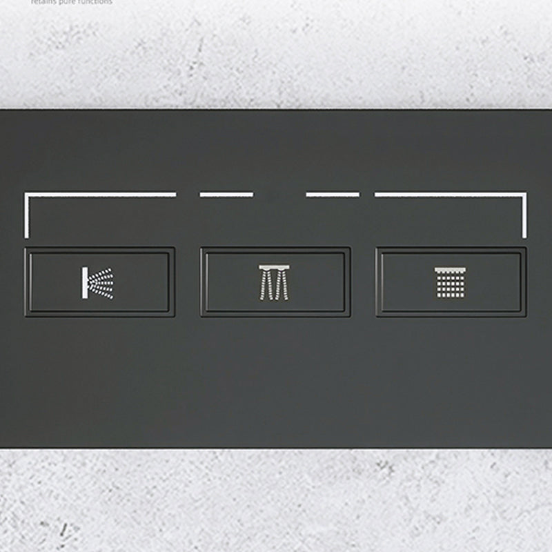 Shower Set into The Wall Concealed Waterfall Thermostatic Shower Set Full Copper Clearhalo 'Bathroom Remodel & Bathroom Fixtures' 'Home Improvement' 'home_improvement' 'home_improvement_shower_faucets' 'Shower Faucets & Systems' 'shower_faucets' 'Showers & Bathtubs Plumbing' 'Showers & Bathtubs' 6787346