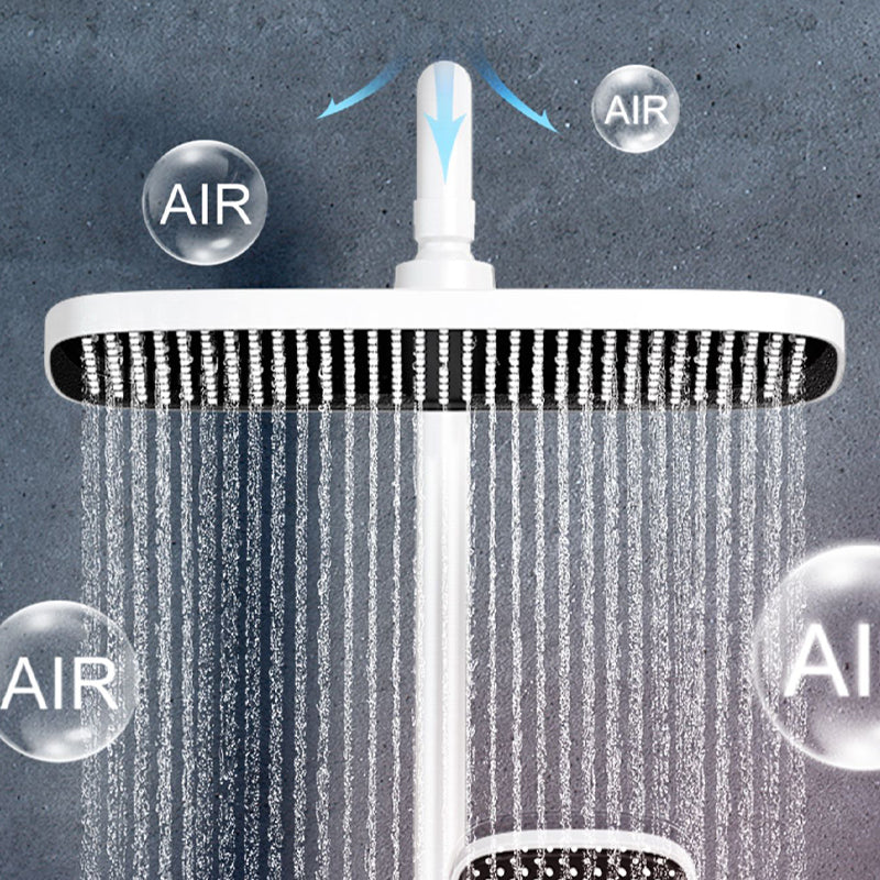 Smart Shower Set Digital Display Shower Ultra-thin Constant Temperature Shower Full Copper Clearhalo 'Bathroom Remodel & Bathroom Fixtures' 'Home Improvement' 'home_improvement' 'home_improvement_shower_faucets' 'Shower Faucets & Systems' 'shower_faucets' 'Showers & Bathtubs Plumbing' 'Showers & Bathtubs' 6787389