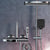 Grey Shower Set Piano Button Intelligent Digital Display Thermostatic Shower Shower Head Grey Clearhalo 'Bathroom Remodel & Bathroom Fixtures' 'Home Improvement' 'home_improvement' 'home_improvement_shower_faucets' 'Shower Faucets & Systems' 'shower_faucets' 'Showers & Bathtubs Plumbing' 'Showers & Bathtubs' 6787393