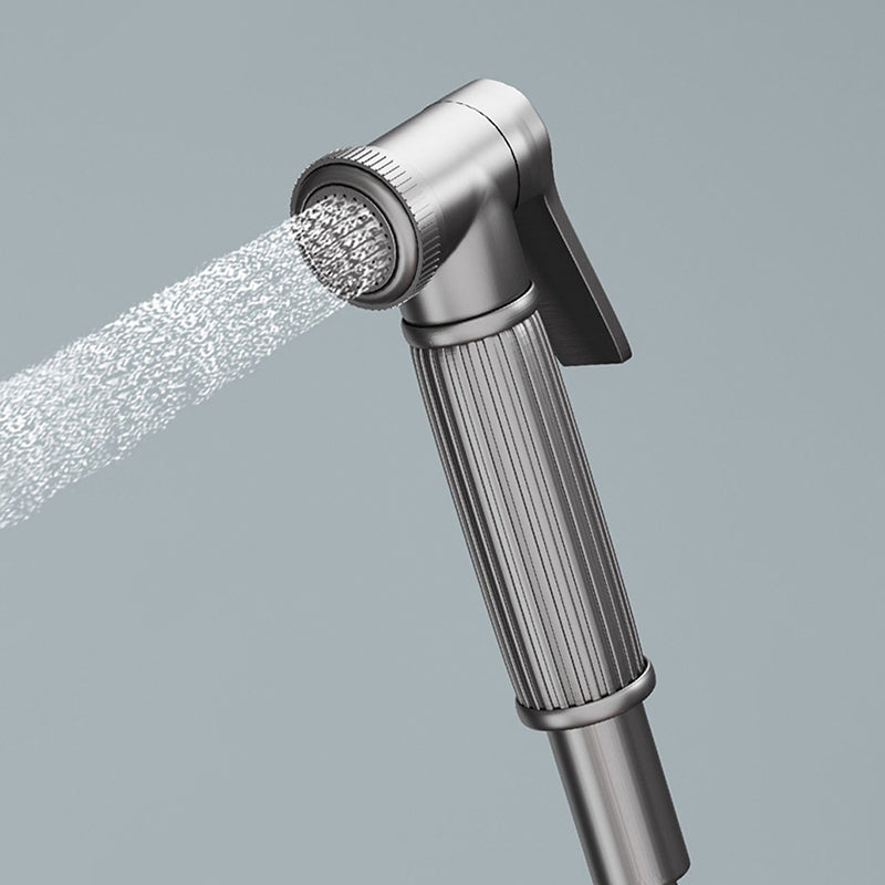 Contemporary Style Brass Shower Faucet Adjustable Spray Pattern Wall Mounted Shower Combo Clearhalo 'Bathroom Remodel & Bathroom Fixtures' 'Home Improvement' 'home_improvement' 'home_improvement_shower_faucets' 'Shower Faucets & Systems' 'shower_faucets' 'Showers & Bathtubs Plumbing' 'Showers & Bathtubs' 6787474