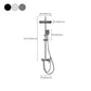 Contemporary Style Brass Shower Faucet Adjustable Spray Pattern Wall Mounted Shower Combo Clearhalo 'Bathroom Remodel & Bathroom Fixtures' 'Home Improvement' 'home_improvement' 'home_improvement_shower_faucets' 'Shower Faucets & Systems' 'shower_faucets' 'Showers & Bathtubs Plumbing' 'Showers & Bathtubs' 6787478