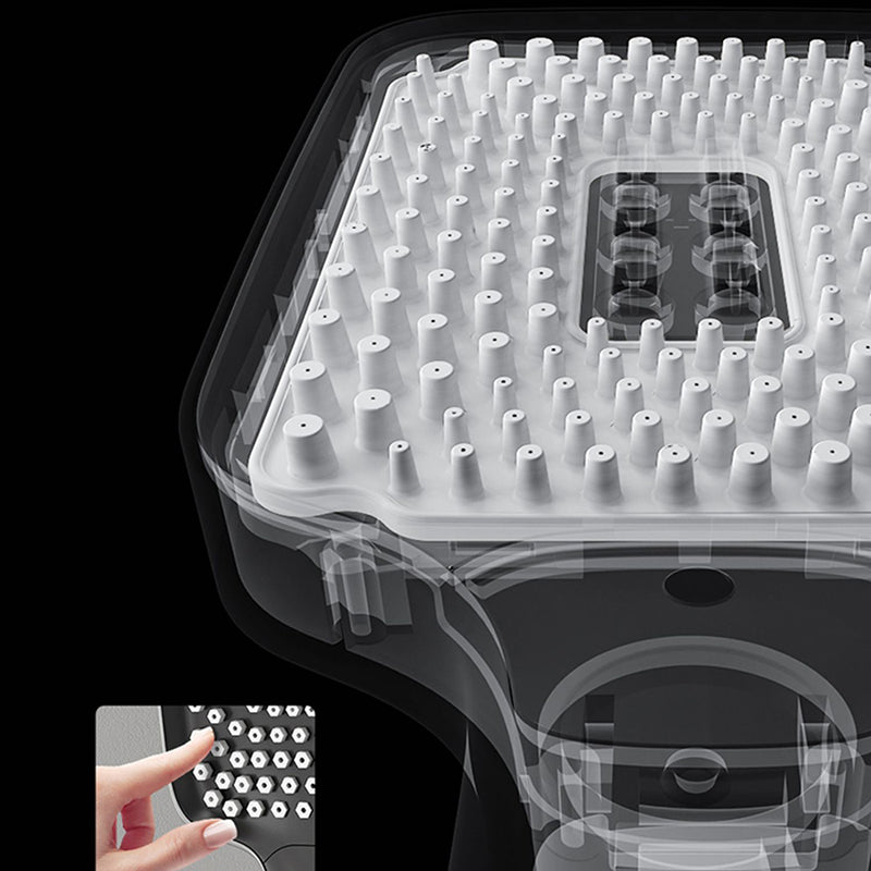 Modern Brass Shower Faucet Valve Included Wall Mounted Shower Combo Clearhalo 'Bathroom Remodel & Bathroom Fixtures' 'Home Improvement' 'home_improvement' 'home_improvement_shower_faucets' 'Shower Faucets & Systems' 'shower_faucets' 'Showers & Bathtubs Plumbing' 'Showers & Bathtubs' 6787489