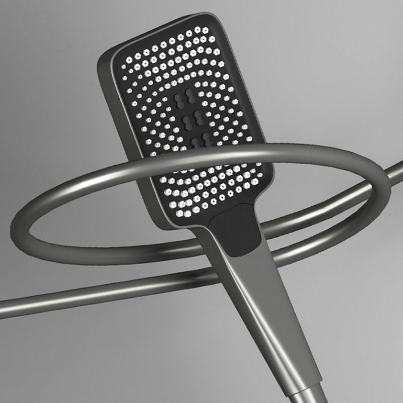 Modern Brass Shower Faucet Valve Included Wall Mounted Shower Combo Clearhalo 'Bathroom Remodel & Bathroom Fixtures' 'Home Improvement' 'home_improvement' 'home_improvement_shower_faucets' 'Shower Faucets & Systems' 'shower_faucets' 'Showers & Bathtubs Plumbing' 'Showers & Bathtubs' 6787490