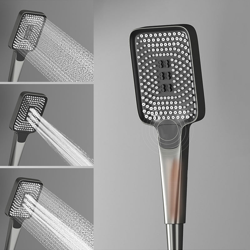 Modern Brass Shower Faucet Valve Included Wall Mounted Shower Combo Clearhalo 'Bathroom Remodel & Bathroom Fixtures' 'Home Improvement' 'home_improvement' 'home_improvement_shower_faucets' 'Shower Faucets & Systems' 'shower_faucets' 'Showers & Bathtubs Plumbing' 'Showers & Bathtubs' 6787493