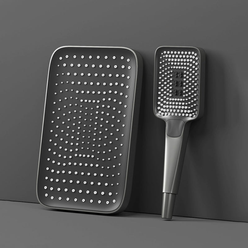 Modern Brass Shower Faucet Valve Included Wall Mounted Shower Combo Clearhalo 'Bathroom Remodel & Bathroom Fixtures' 'Home Improvement' 'home_improvement' 'home_improvement_shower_faucets' 'Shower Faucets & Systems' 'shower_faucets' 'Showers & Bathtubs Plumbing' 'Showers & Bathtubs' 6787496