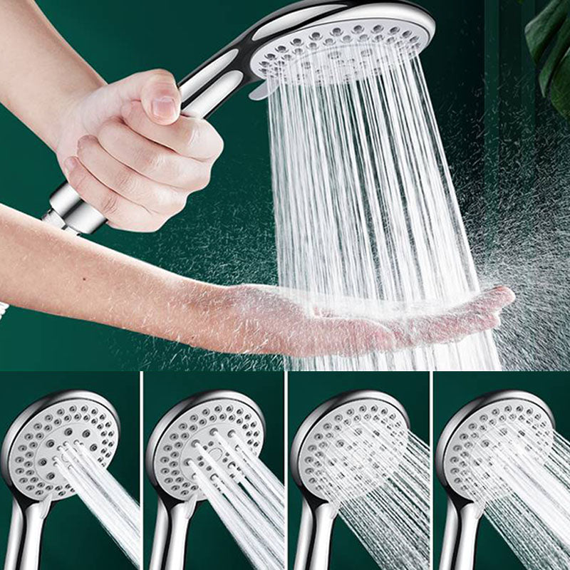 Modern Handheld Shower Head Self-Cleaning Wall-Mount Shower Head Clearhalo 'Bathroom Remodel & Bathroom Fixtures' 'Home Improvement' 'home_improvement' 'home_improvement_shower_heads' 'Shower Heads' 'shower_heads' 'Showers & Bathtubs Plumbing' 'Showers & Bathtubs' 6787543
