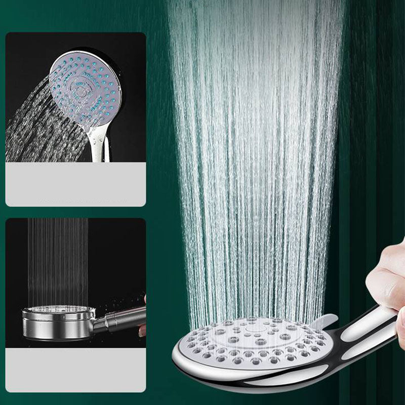 Modern Handheld Shower Head Self-Cleaning Wall-Mount Shower Head Clearhalo 'Bathroom Remodel & Bathroom Fixtures' 'Home Improvement' 'home_improvement' 'home_improvement_shower_heads' 'Shower Heads' 'shower_heads' 'Showers & Bathtubs Plumbing' 'Showers & Bathtubs' 6787546