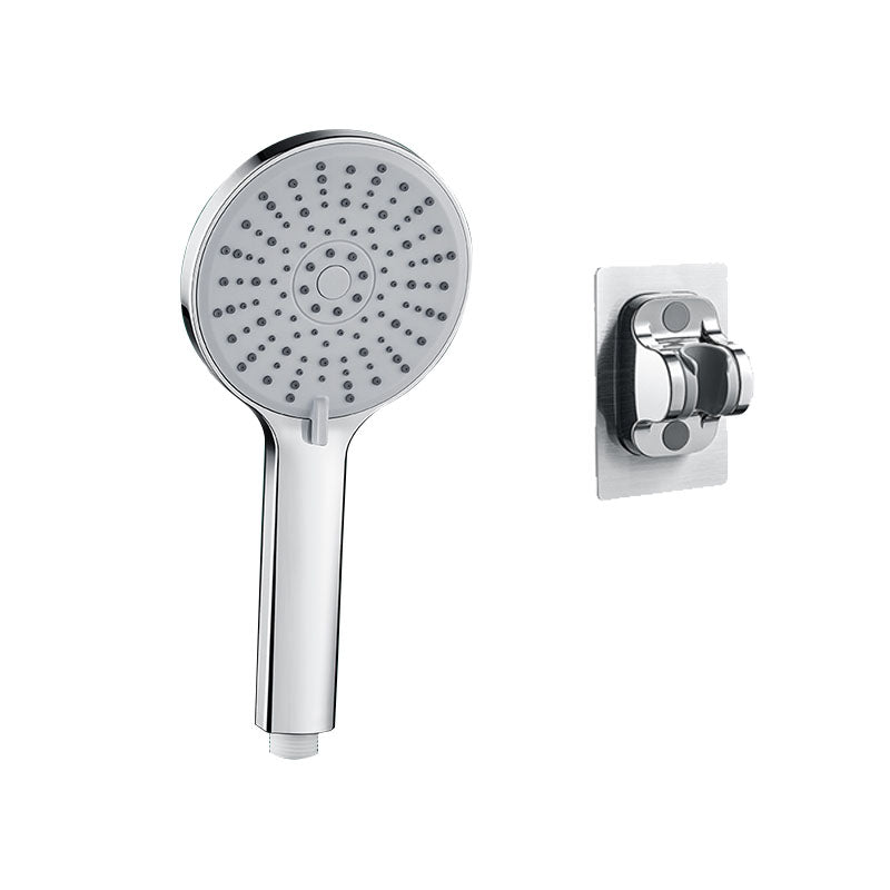 Modern Handheld Shower Head Self-Cleaning Wall-Mount Shower Head Shower Head with Wall Pedestal 5 None Clearhalo 'Bathroom Remodel & Bathroom Fixtures' 'Home Improvement' 'home_improvement' 'home_improvement_shower_heads' 'Shower Heads' 'shower_heads' 'Showers & Bathtubs Plumbing' 'Showers & Bathtubs' 6787551
