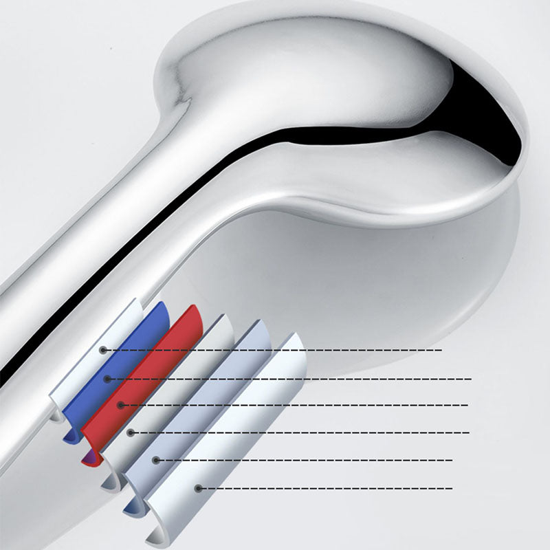 Modern Handheld Shower Head Self-Cleaning Wall-Mount Shower Head Clearhalo 'Bathroom Remodel & Bathroom Fixtures' 'Home Improvement' 'home_improvement' 'home_improvement_shower_heads' 'Shower Heads' 'shower_heads' 'Showers & Bathtubs Plumbing' 'Showers & Bathtubs' 6787557