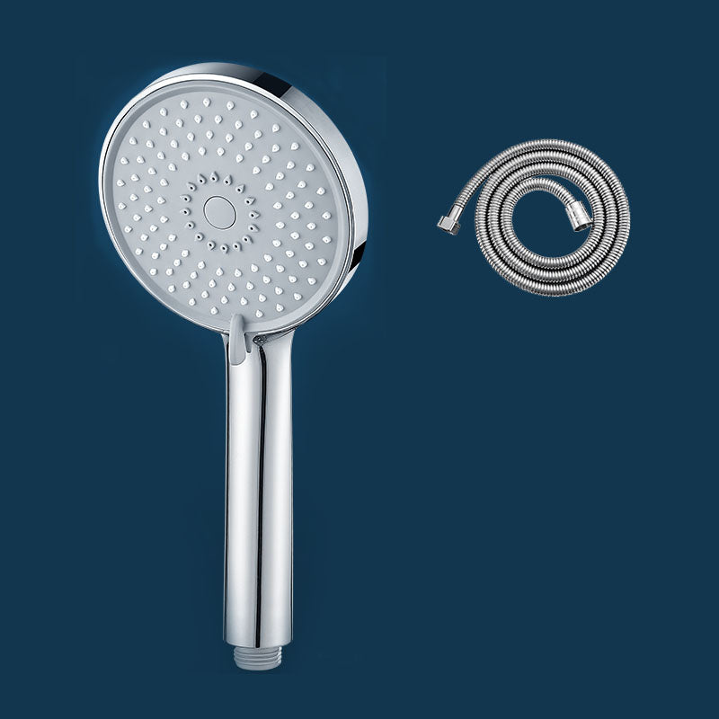 Rain Fall Handheld Shower Head High Flow 3-Spray Patterns Wall-Mount Showerhead Silver Shower Head with Hose Clearhalo 'Bathroom Remodel & Bathroom Fixtures' 'Home Improvement' 'home_improvement' 'home_improvement_shower_heads' 'Shower Heads' 'shower_heads' 'Showers & Bathtubs Plumbing' 'Showers & Bathtubs' 6787627