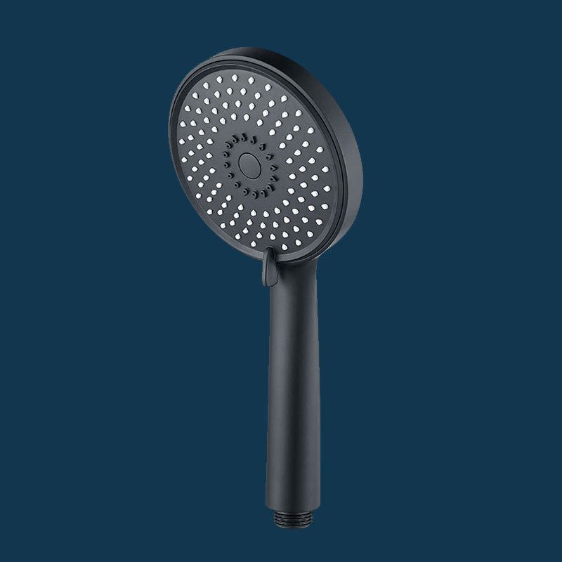 Rain Fall Handheld Shower Head High Flow 3-Spray Patterns Wall-Mount Showerhead Black Hand Shower None Clearhalo 'Bathroom Remodel & Bathroom Fixtures' 'Home Improvement' 'home_improvement' 'home_improvement_shower_heads' 'Shower Heads' 'shower_heads' 'Showers & Bathtubs Plumbing' 'Showers & Bathtubs' 6787635