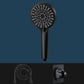 ABS Plastic Handheld Shower Head High Flow 5-Spray Patterns Wall-Mount Showerhead Black Shower Heads with Holder and Hose Clearhalo 'Bathroom Remodel & Bathroom Fixtures' 'Home Improvement' 'home_improvement' 'home_improvement_shower_heads' 'Shower Heads' 'shower_heads' 'Showers & Bathtubs Plumbing' 'Showers & Bathtubs' 6787659